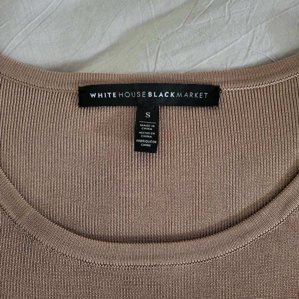 WHBM Zip-Detail Colorblock Top - Picture 8 of 8